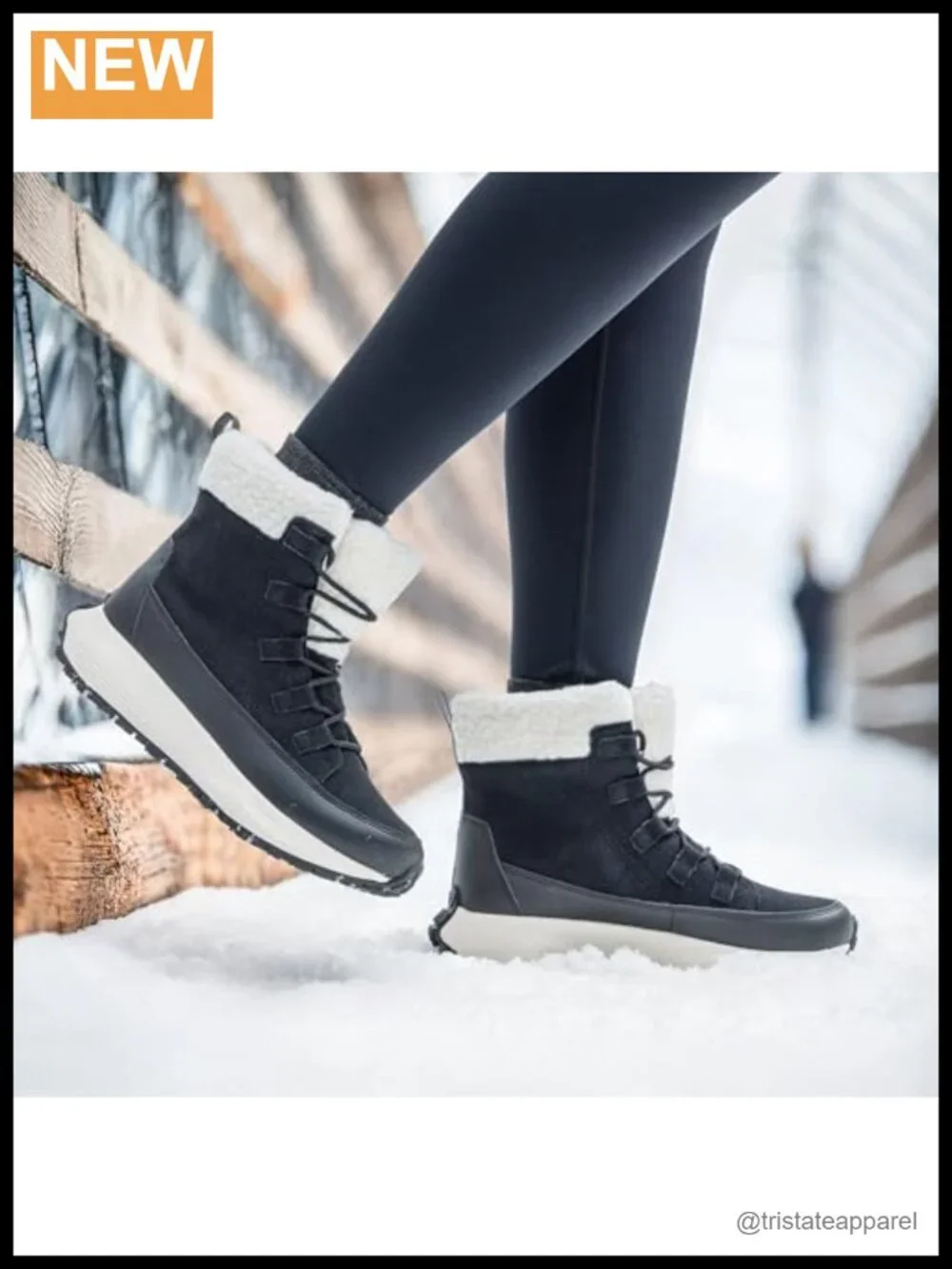 Faux Leather Faux Fur Lined Ankle Boots Waterproof Winter Snow Sneaker Boots
